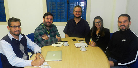 equipe DTEIN visita campus Pinheiral