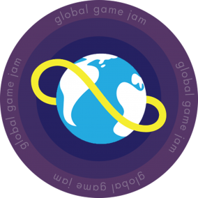 Logotipo com o desenho de um globo terrestre.